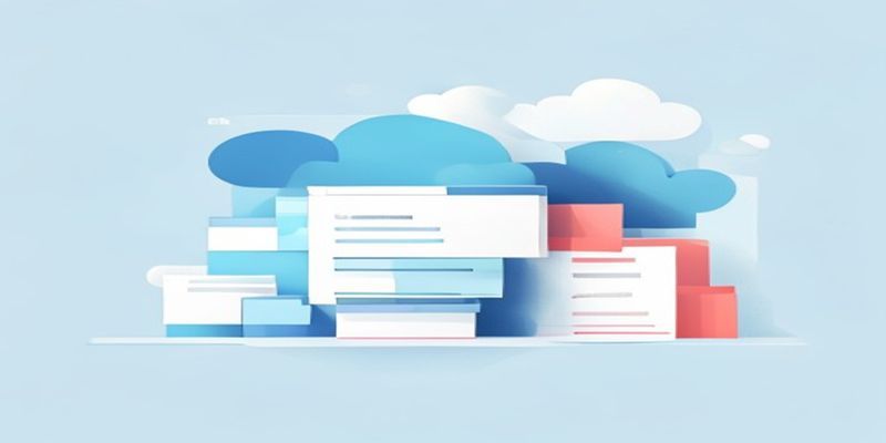 OneDrive synchronisatie — illustratie